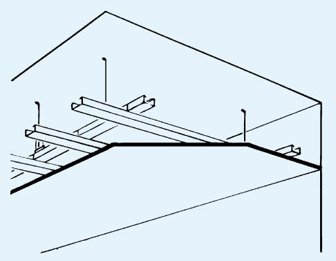 Faux-plafond en plâtre - R 1.4201 - Saint Gobain Rigips - en dalles / acoustique