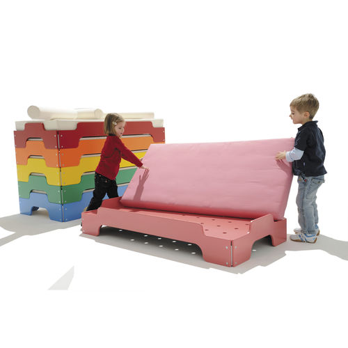 Lit simple - Mueller Moebelwerkstätten - contemporain / pour enfant / combiné