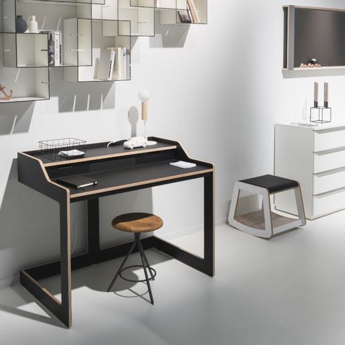 Bureau contemporain - PLANE - Mueller Moebelwerkstätten - en bouleau / en contreplaqué