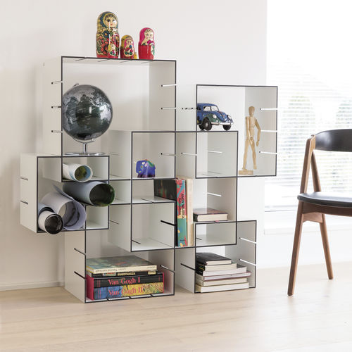 Étagère murale - KONNEX - Mueller Moebelwerkstätten - modulable / contemporaine / en HPL