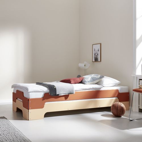 Lit double - CLASSIC  - Mueller Moebelwerkstätten - simple / contemporain / combiné