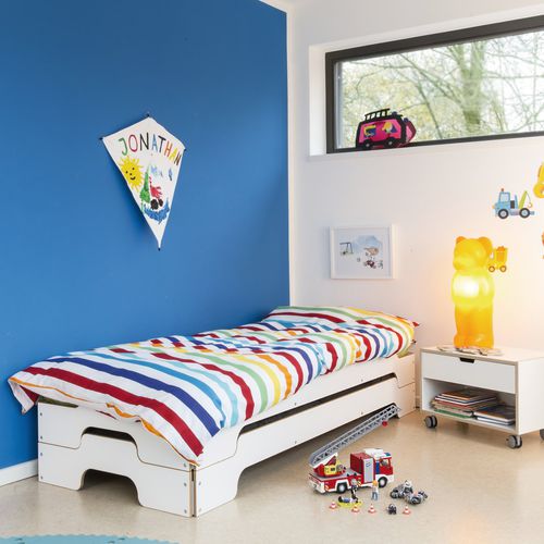 Lit double - COMFORT  - Mueller Moebelwerkstätten - simple / contemporain / combiné