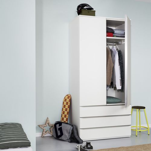Armoire contemporaine - MODULAR16 - Mueller Moebelwerkstätten - en contreplaqué / en mélaminé / à portes battantes