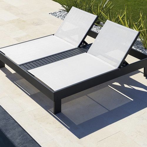 Bain de soleil contemporain - GIANO - Crema Outdoor S.r.l. - en tissu / en aluminium / d'extérieur