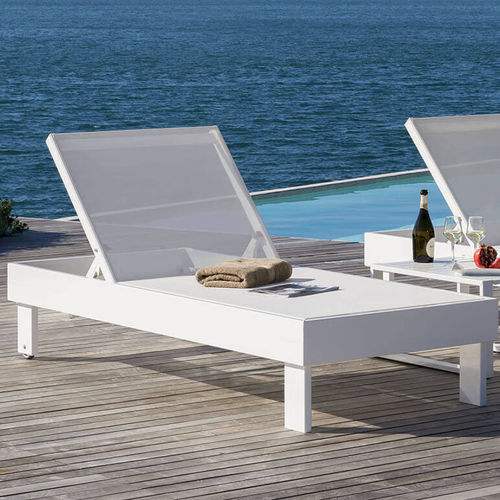 Bain de soleil contemporain - CASTORE - Crema Outdoor S.r.l. - en tissu / en aluminium / d'extérieur