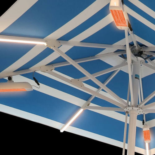 Chauffage infrarouge pour parasol - HE01 - Crema Outdoor S.r.l. - électrique / professionnel / tube radiant