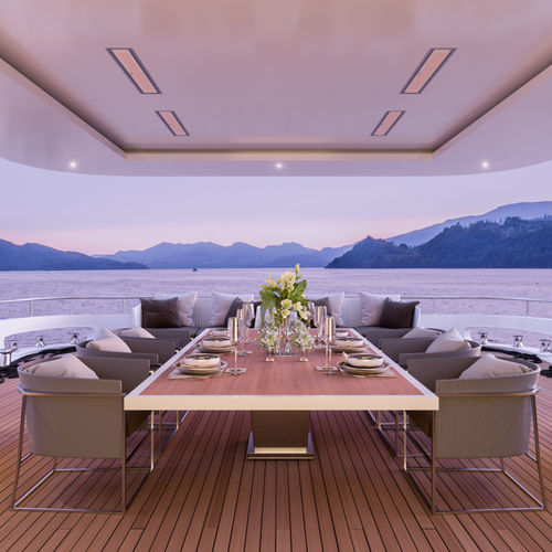 Chauffage infrarouge de plafond - PLATINUM SMART-HEAT™ MARINE - Bromic Heating - électrique / professionnel / céramique