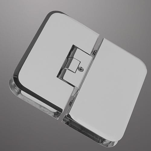 Charnière pour porte en verre - VISIOSTAR CV1M - Guidotti - pour porte de douche / en métal / à deux lames