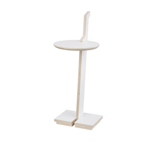 Table contemporaine - Tojo Lesestelle - Tojo - en bouleau / en bois peint / avec piètement en bois
