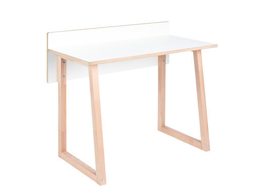 Bureau sur pied - Tojo werk - Kids - Tojo - en hêtre / en MDF / blanc