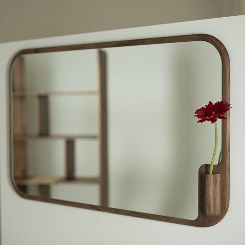 Miroir mural - MUSE - Artisan Solid Wood Furniture - contemporain / rectangulaire / en chêne