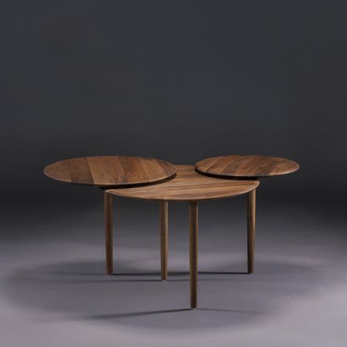 Table basse contemporaine - TRIPLE - Artisan Solid Wood Furniture - en chêne / en noyer / en cerisier