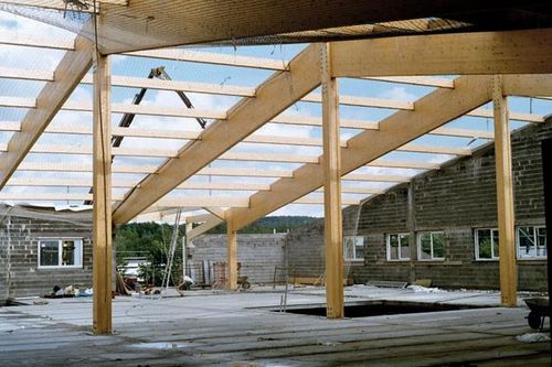 Portique en bois lamellé-collé - CURCI - Artbois SA