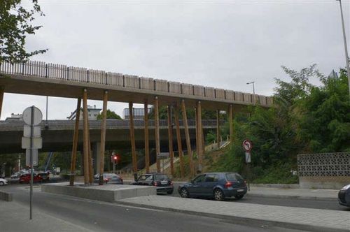 Pont en bois lamellé-collé - DELTA - Artbois SA - à poutres / piétonnièr / préfabriqué