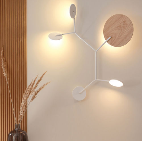 Applique murale contemporaine - BALLON 5 - Tunto - d'intérieur / en métal / en bois