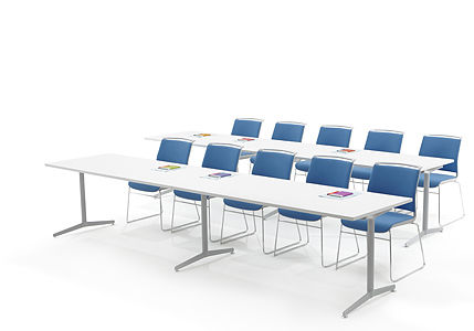 Table d'enseignement contemporaine - AD-LIB - Senator - en stratifié / rectangulaire / professionnelle