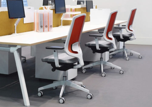 Chaise de bureau contemporaine - CLIPPER : CL740HA - Senator - en résille / réglable / à roulettes