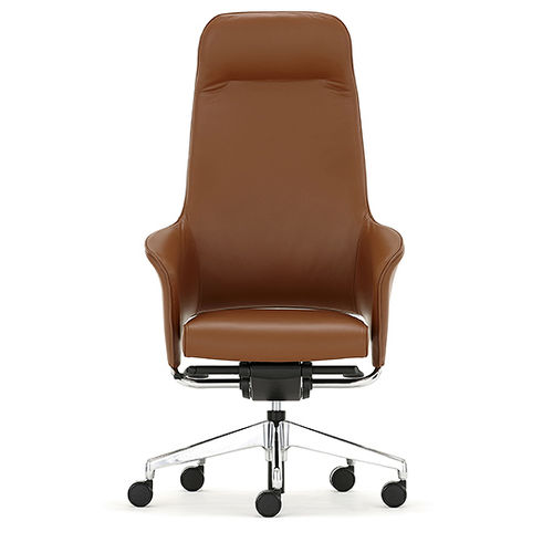 Fauteuil de direction contemporain - RHAPSODY : RH950 - Senator - en cuir / en tissu / avec repose-tête