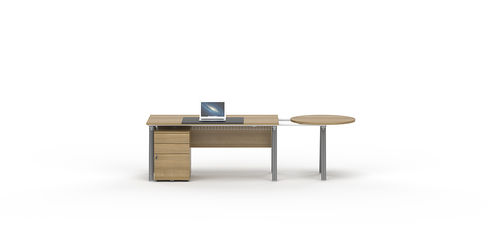 Table de travail contemporaine - CROSSOVER - Senator - en bois / à rallonge / professionnelle