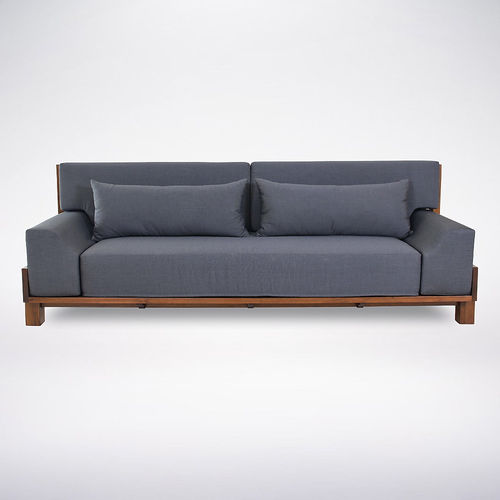 Canapé contemporain - MIRAI : PM.SO1-1.L - WARISAN - en tissu / anthracite / en bois