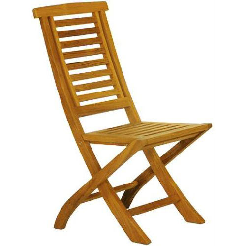 Chaise de jardin classique - SUMBA G.FAC5 - WARISAN - en noyer / pliante / résidentielle