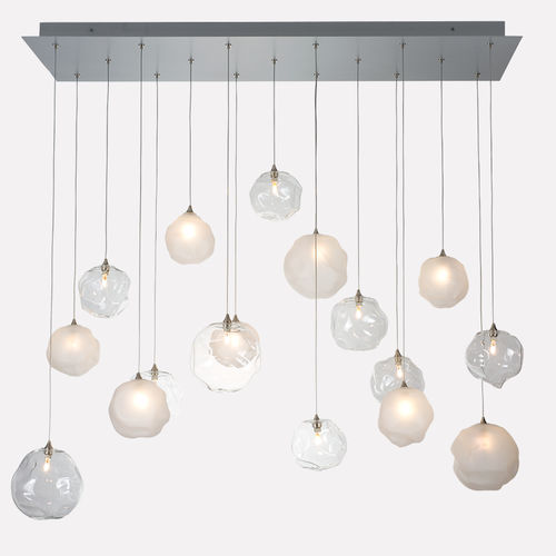 Lustre contemporain - BREATH: NIMBUS - Shakuff - exotic glass lighting & decor - en verre soufflé / professionnel / à boules