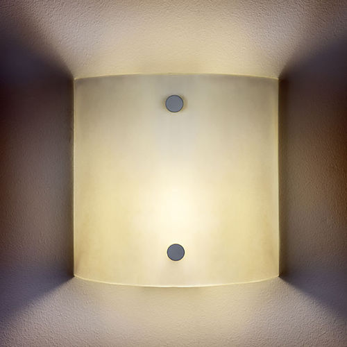 Applique murale contemporaine - PELEG: HORIZON SCONCE - Shakuff - exotic glass lighting & decor - d'intérieur / en verre / courbée