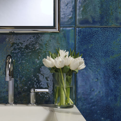 Carrelage en verre - AURA - Shakuff - exotic glass lighting & decor - poli / d'intérieur / mural
