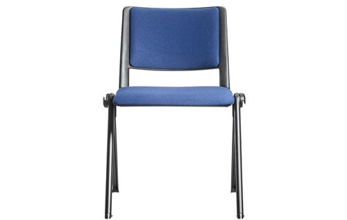 Chaise de conférence en tissu - REVOLUTION - Burotime Office Furniture - tapissée / à tablette / avec accoudoirs