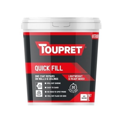 Enduit de rebouchage - QUICK FILL - TOUPRET - d'intérieur / pour plâtre / pour briques