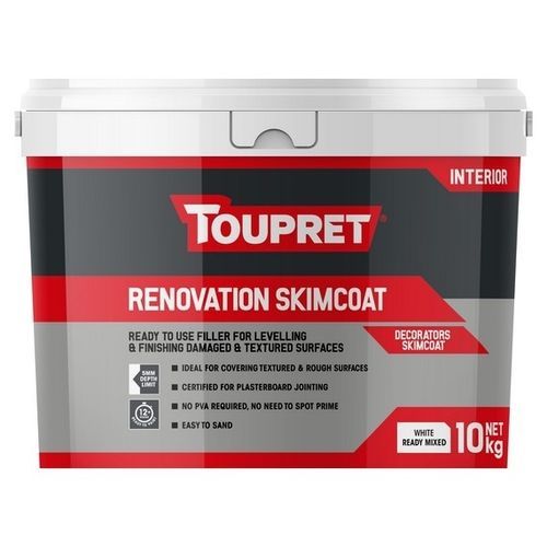 Enduit de finition - SKIMCOAT  - TOUPRET - de jointoiement / d'intérieur / pour plâtre