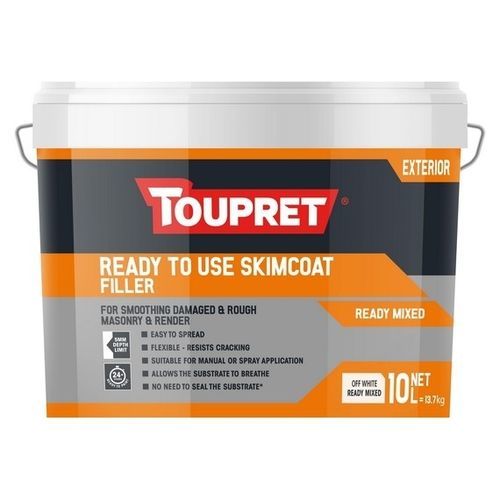 Enduit de lissage - SKIMCOAT - TOUPRET - de rebouchage / d'intérieur / d'extérieur