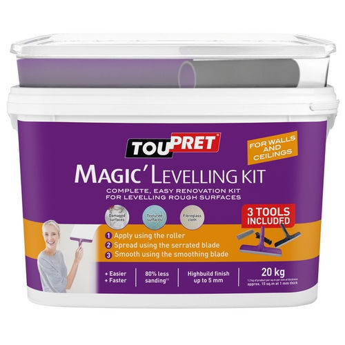 Enduit décoratif - MAGIC'LEVELLING KIT - TOUPRET - de lissage / d'intérieur / pour mur
