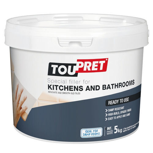 Enduit de lissage - TOUPRET - de rebouchage / d'intérieur / pour mur