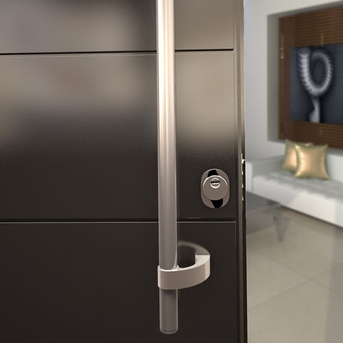 Poignée de tirage de porte - INOX-400 | 316 SATINE - Panidis SA - en inox / contemporaine / aspect satiné