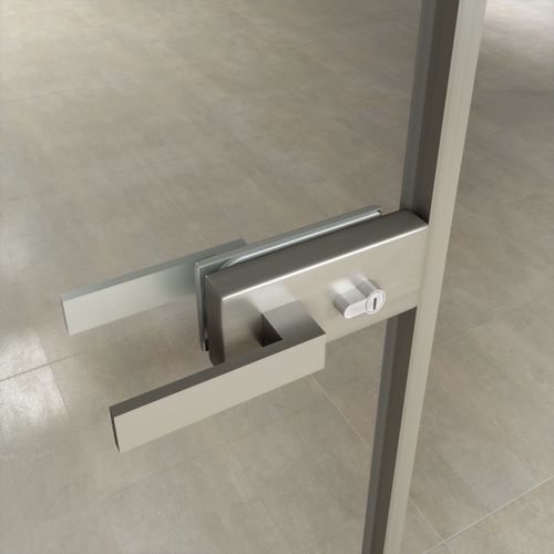 Serrure mécanique - GL-100 - Panidis SA - pour porte en verre / 1 point / pour bureau