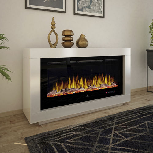 Cheminée électrique - NOBLE FLAME OHIO  - muenkel design - au sol / simple face / à foyer fermé