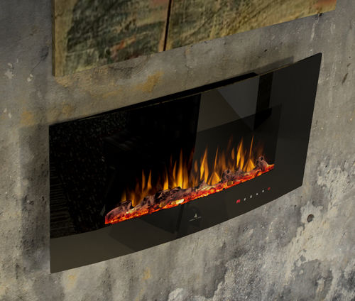 Cheminée électrique - NOBLE FLAME DETROIT 900 - muenkel design - murale / sans conduit / simple face