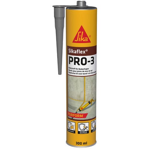 Mastic élastique - Sikaflex® PRO-3 Purform® - Sika France SAS - à base de polyuréthane / pour étanchéité / pour béton