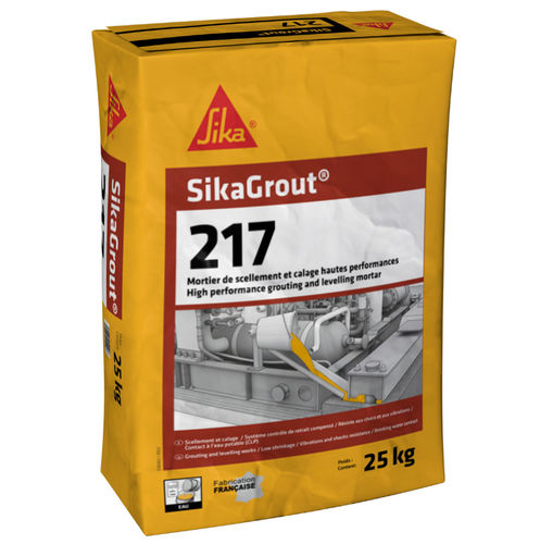 Mortier de scellement - SikaGrout®-217 - Sika France SAS - pour armature métallique / pour béton / à base de sable