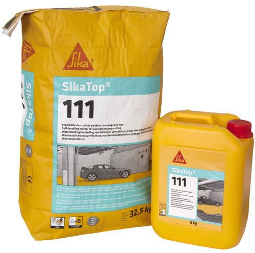 Mortier autolissant - SikaTop®-111 - Sika France SAS - imperméable / pour béton / pour pièce humide