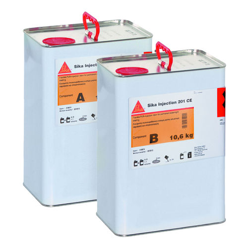 Injection de résine d'étanchéité - Sika® Injection-201 CE - Sika France SAS