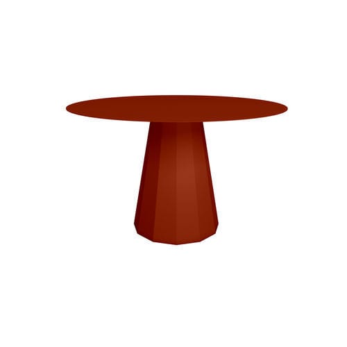 Table à manger contemporaine - Ankara - Matière Grise - en chêne / en acier / en acier inoxydable