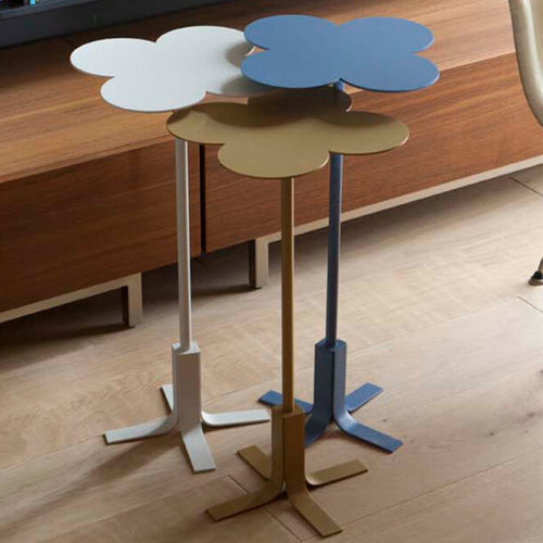 Table d'appoint contemporaine - BISE - Matière Grise - en acier thermolaqué / en acier galvanisé / modulable