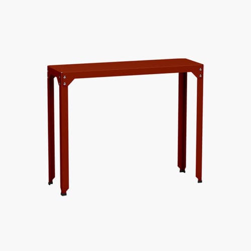 Console contemporaine - Hegoa - Matière Grise - en acier galvanisé / avec piètement en acier galvanisé / rectangulaire