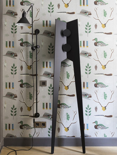 Porte-manteau sur pied - XLOKK - Matière Grise - contemporain / en acier / blanc