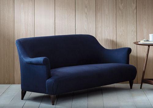 Canapé classique - GODDARD - PINCH - en tissu / bleu / 3 places