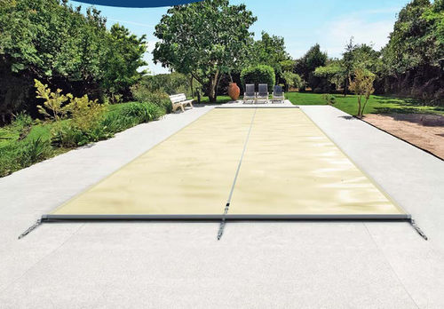 Couverture de piscine à barres - SWISS - Walter Piscine - manuelle / de sécurité / opaque