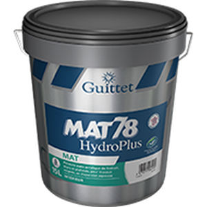 Peinture décorative - MAT 78 HYDROPLUS - GUITTET - de finition / d'intérieur / pour mur