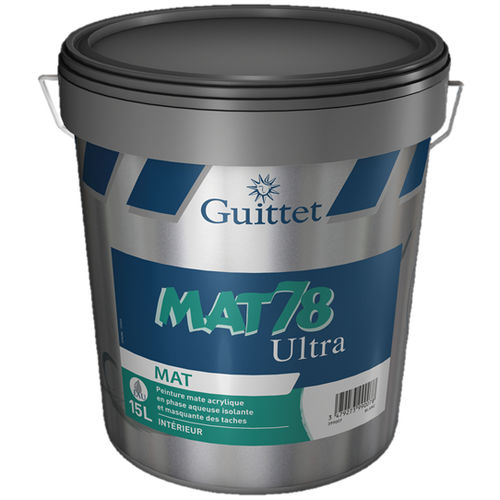 Peinture isolante - MAT 78 ULTRA - GUITTET - de déshumidification / intérieure / pour mur